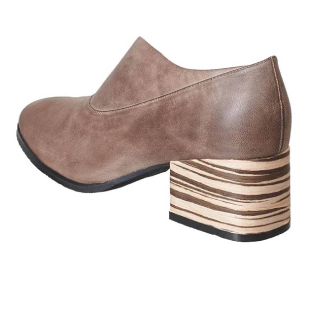 Antelope Brown Block Heel Women's Shoes